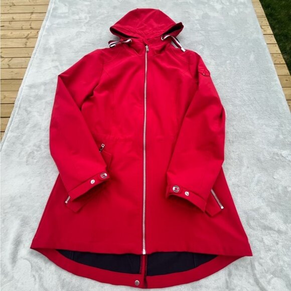 NWOT Tommy Hilfiger Hooded Water-Resistant Anorak Soft Shell Hooded Jacket - Picture 4 of 15